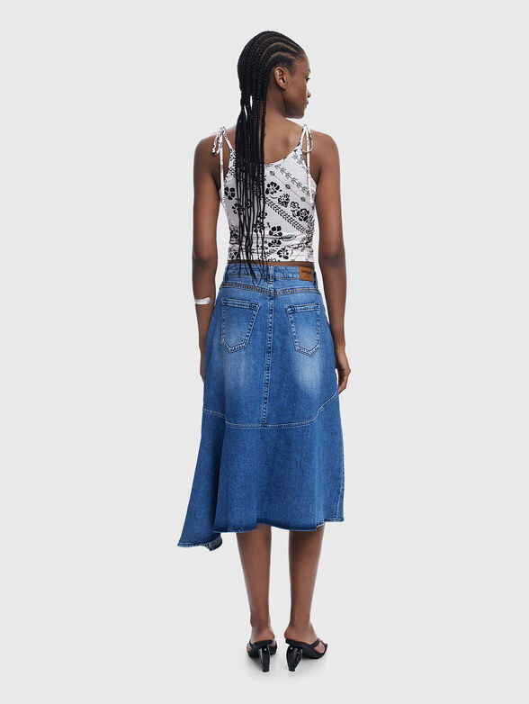 LAUGI denim midi skirt - 1