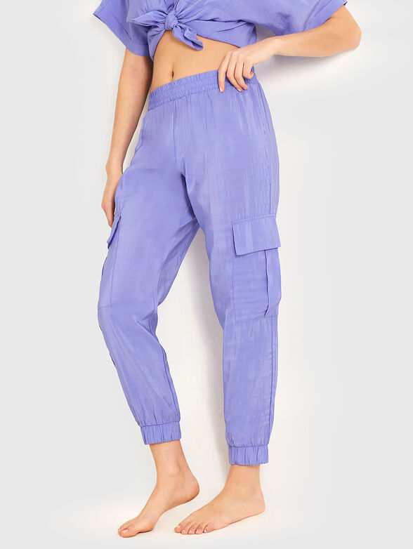 SUMMER GLAM cargo pants in black - 3