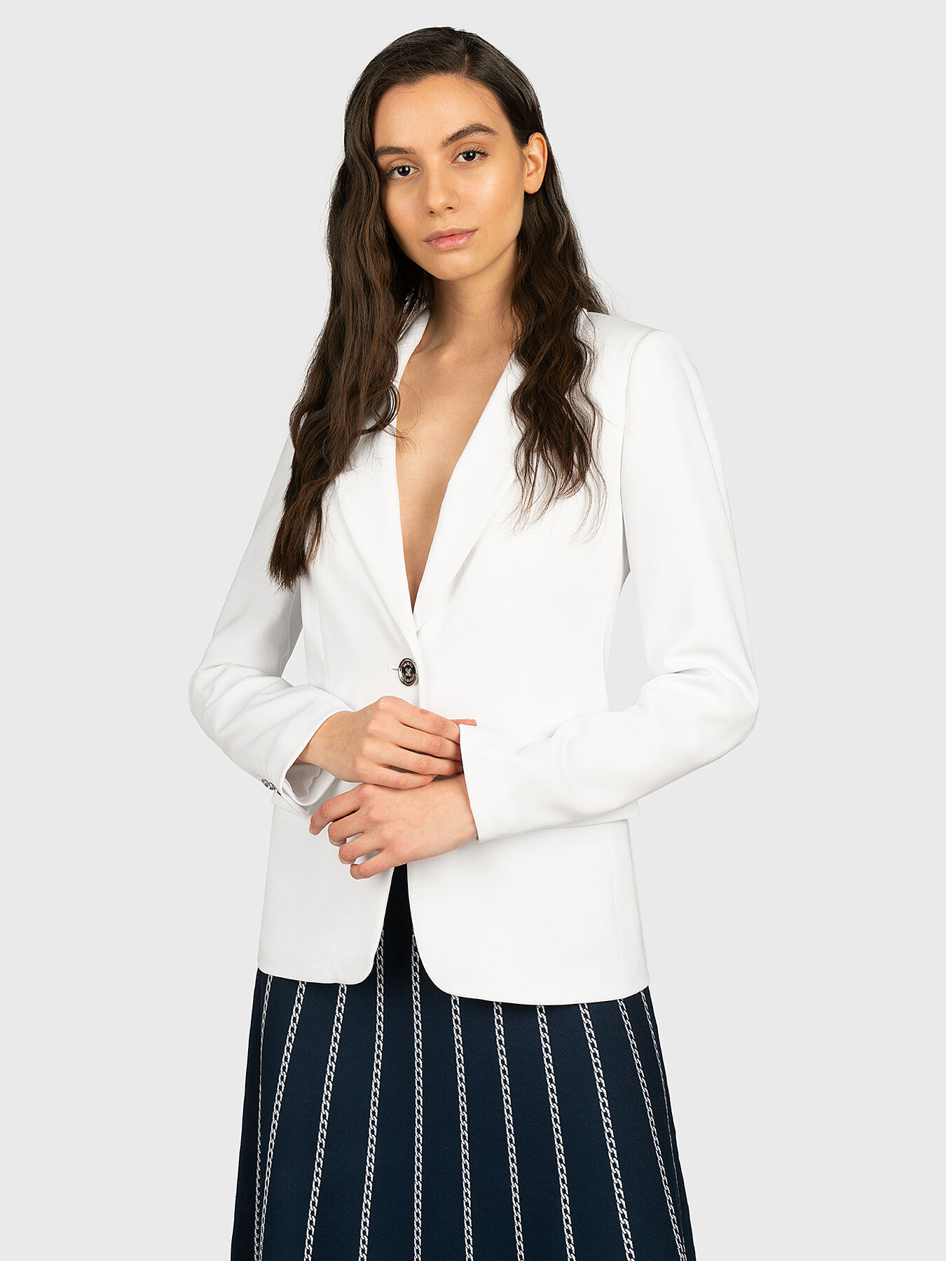 Michael kors white blazer shop