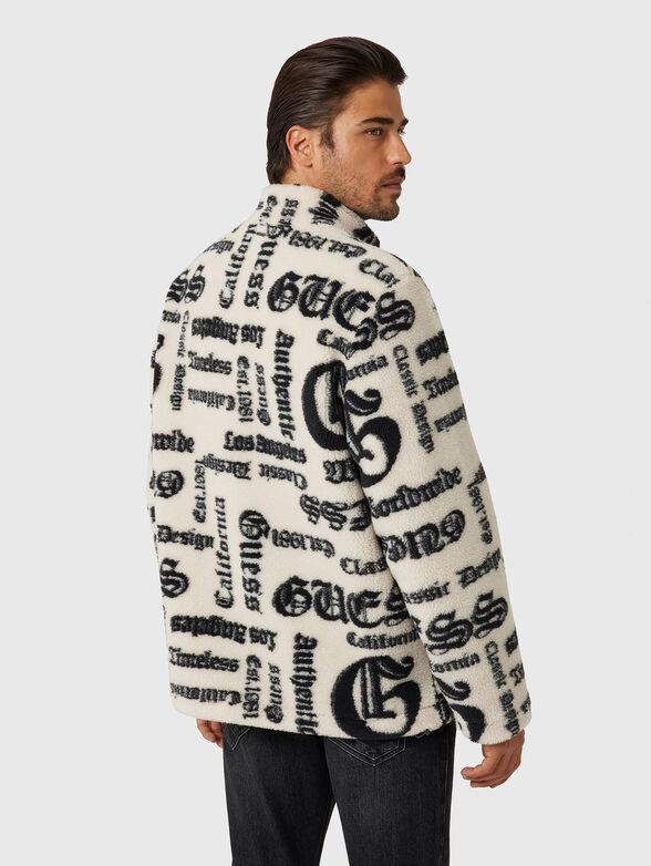 Sherpa jacquard jacket  - 3