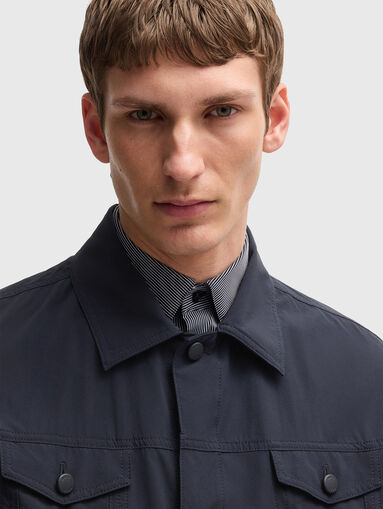 P-CARPER TR-WG-251F overshirt in washable stretch fabric - 4