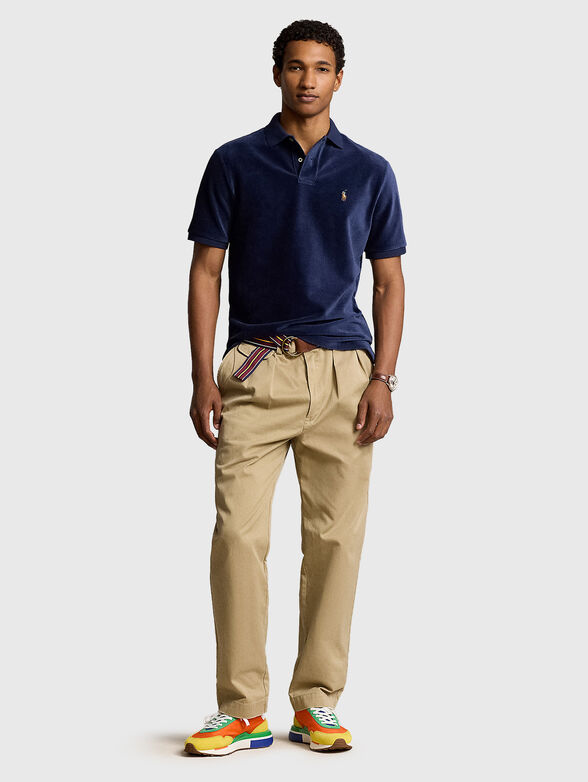 Ribbed polo shirt  - 2