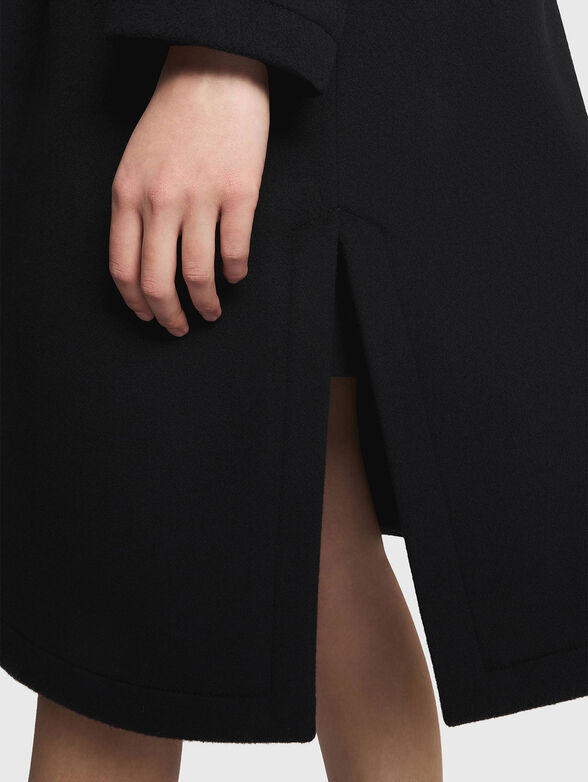 Coat in wool and cashmere with hood - 6