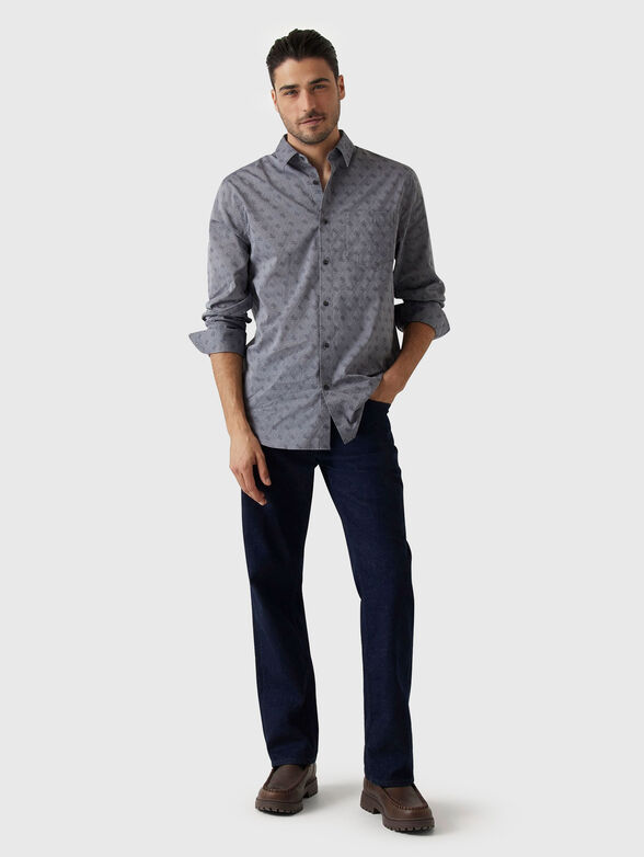 Jacquard shirt with 4G logo - 2