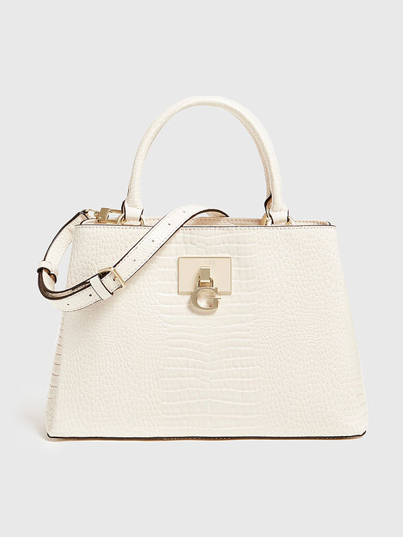 CARABEL Crocodile print satchel - 1