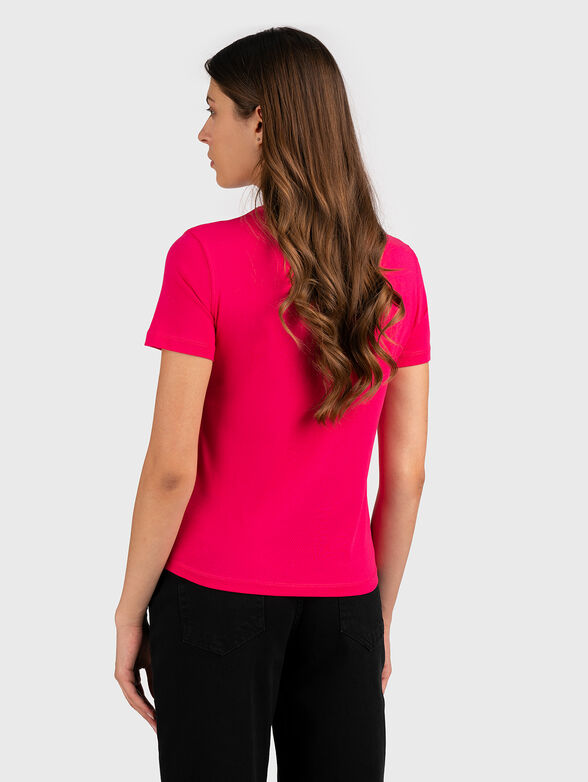 Black T-shirt with accent print - 2