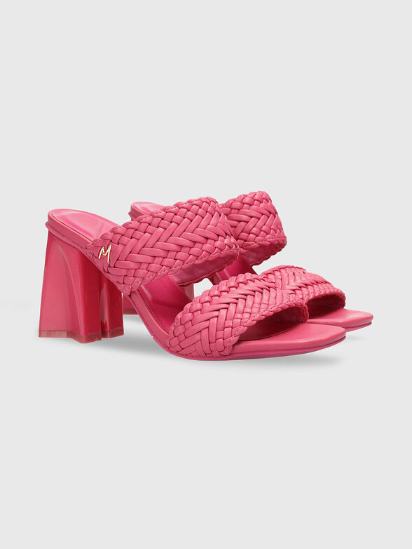 LILAH black heeled sandals - 3
