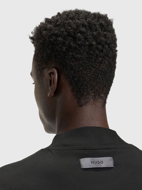 Long sleeved cotton slim blouse - 4