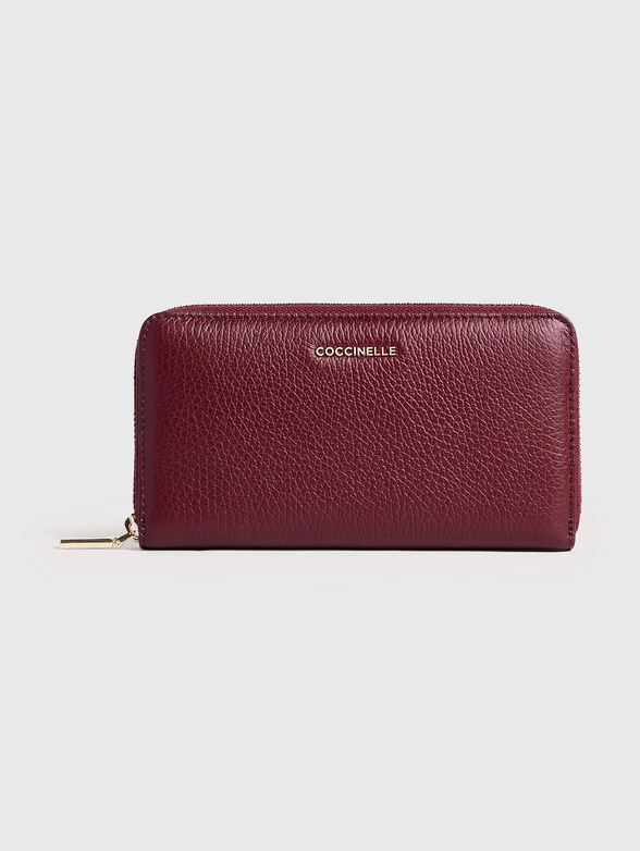 Wallet with logo detail in black - 1