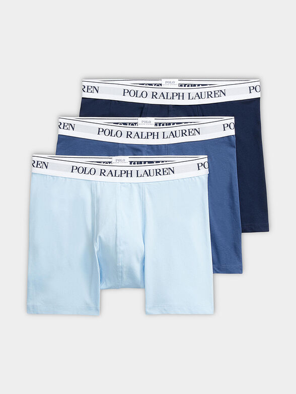 Set of three boxers in blue shades - 1