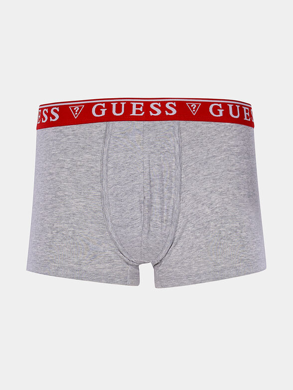 Set of three cotton boxers in black - 5