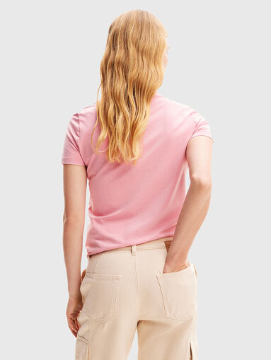 Black T-shirt with rhinestones - 3