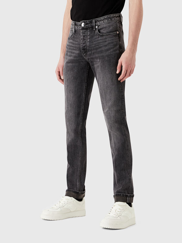 Grey slim jeans - 1
