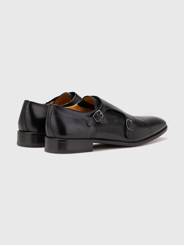 Black leather shoes - 3