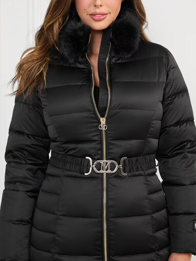 JASTIN black midi jacket  - 5