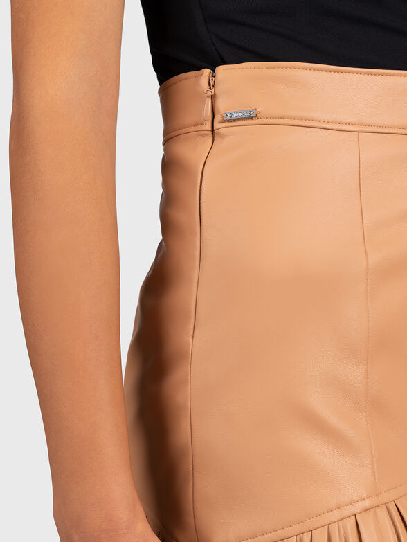 ELISABETH Faux leather mini skirt - 3