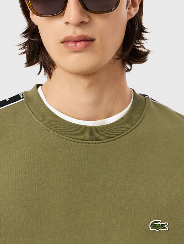 Sweatshirt with contrast stripe  - 4