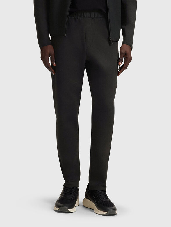 Sports trousers with elastic waist - 1