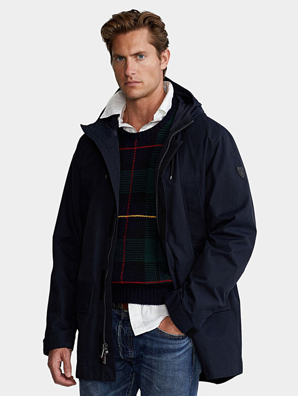 Blue jacket with quilted liner - 1