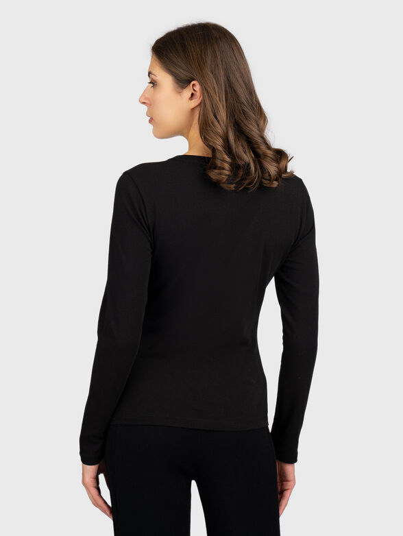 Long sleeved blouse with logo - 2