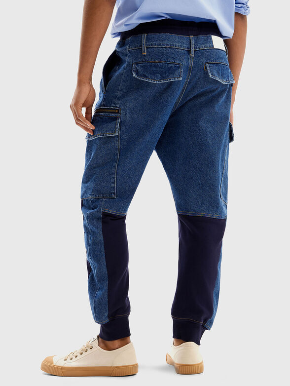 Cotton cargo pants with accent details - 1