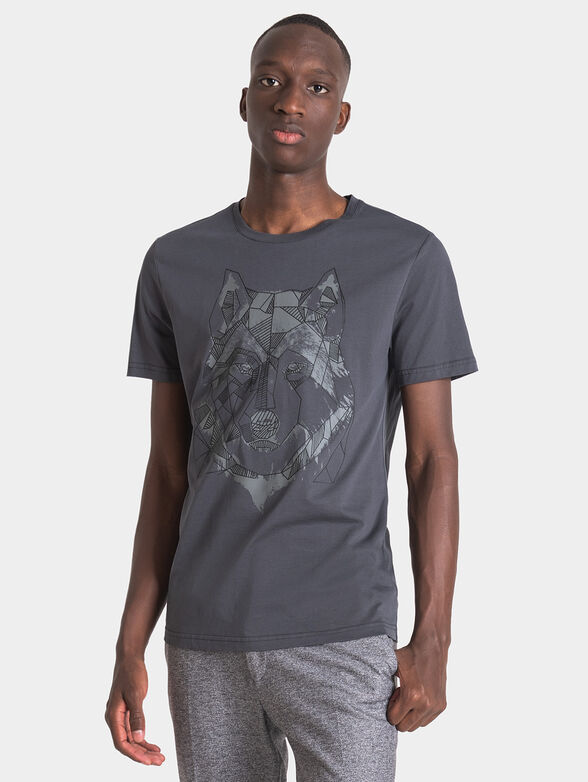 T-shirt with animal print - 1