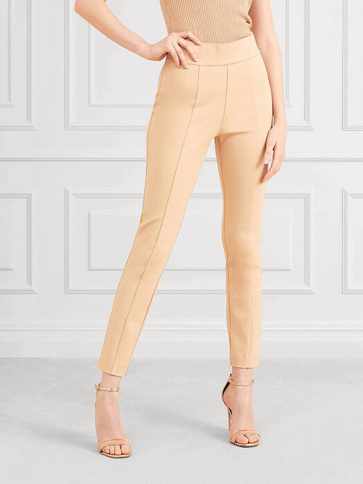 Leggings in beige color