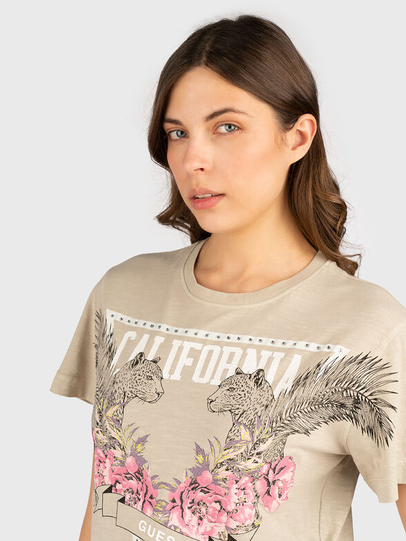 CALIFORNIA T-shirt with accent print - 4