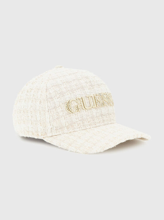 Бейзболна шапка с лого акценти - 1