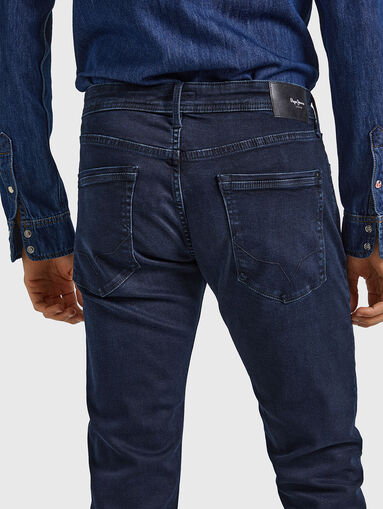 STANLEY dark blue straight jeans - 3