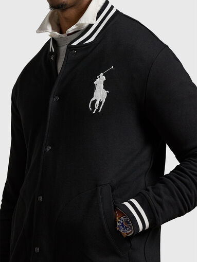 Bomber jacket with logo - 4