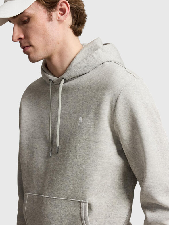 Hooded sweatshirt with logo detail - 4
