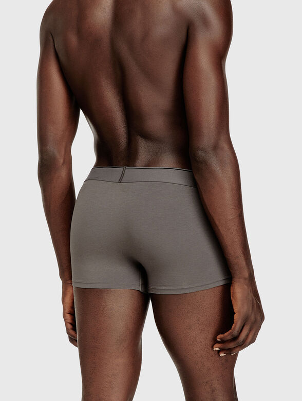 Set of three pairs of boxer shorts with a logo - 3