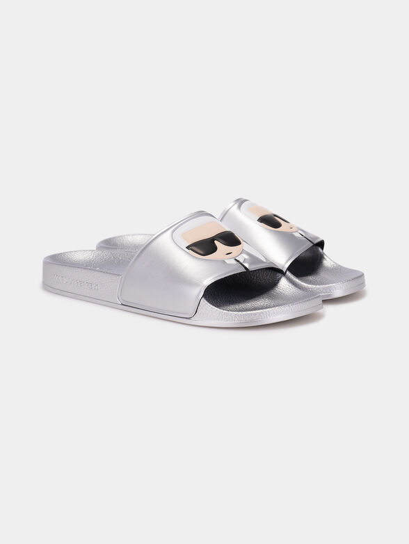 IKONIK Slides with contrasting logo - 2