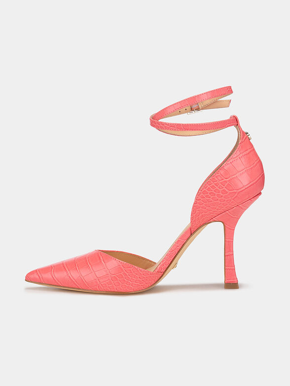 SYDNIE2 heeled sandals with metal logo detail - 4