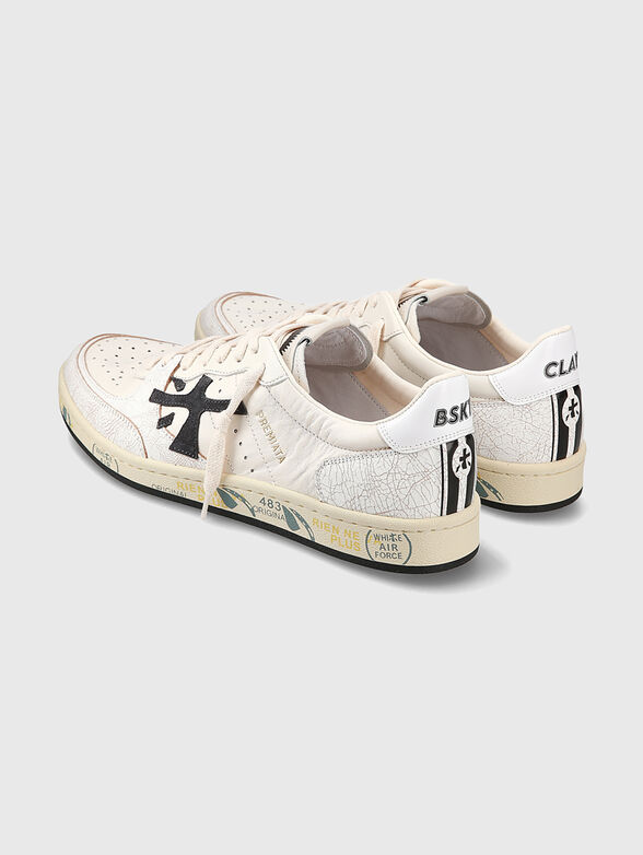 BSKT CLAY leather and suede sneakers - 3