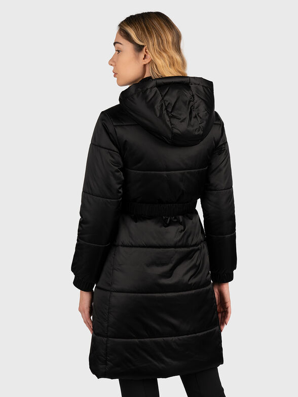 Black jacket with detachable belt purse - 3