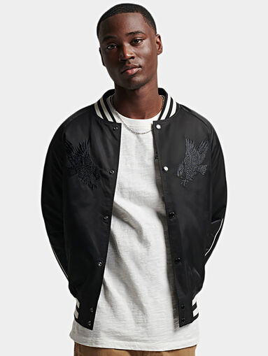 Jacket with Japanese art motifs - 5