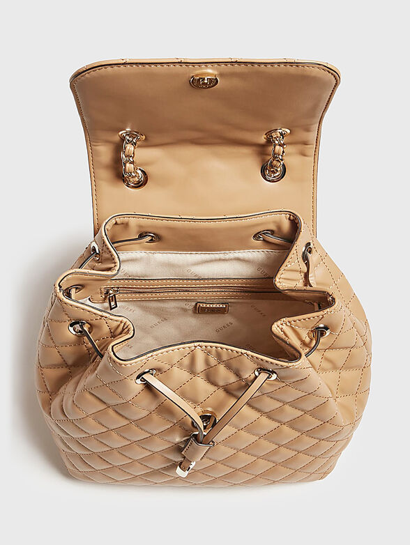 Backpack ILLY in beige color - 4