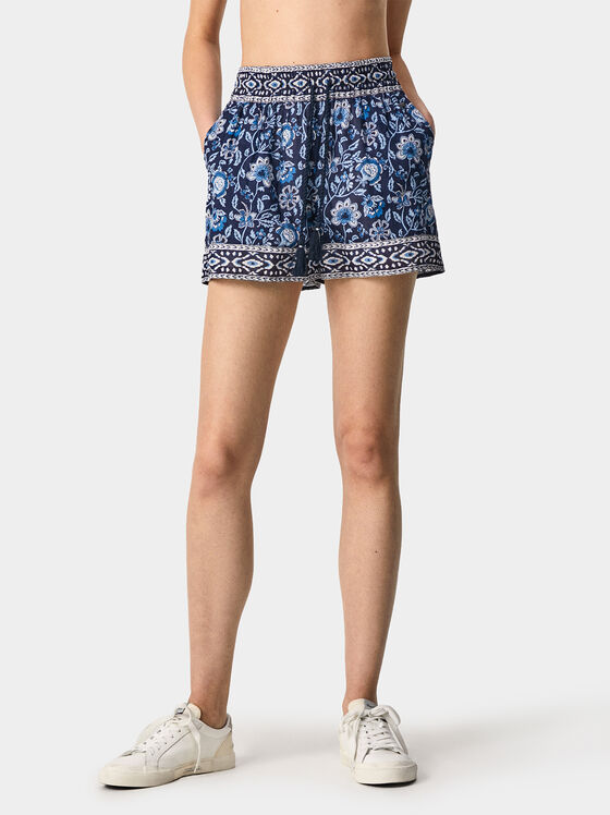 Къси панталони MAUD с флорален принт - 1