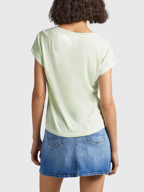 ADELAIDE linen blend T-shirt - 3