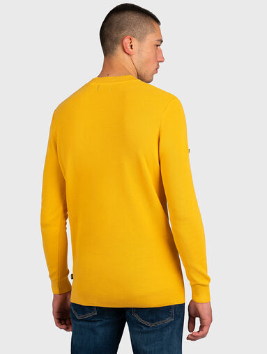 Yellow cotton sweater - 4