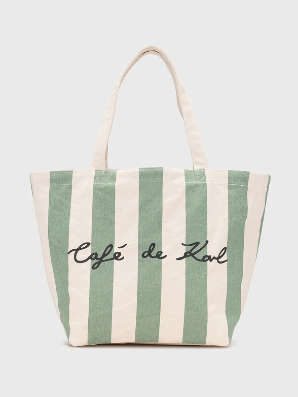 Big double faced bag with a print - 3