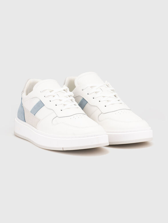 EMRE leather trainers with suede details - 2