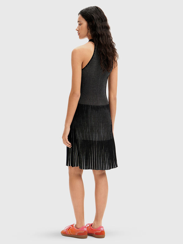 Black knitted dress - 2