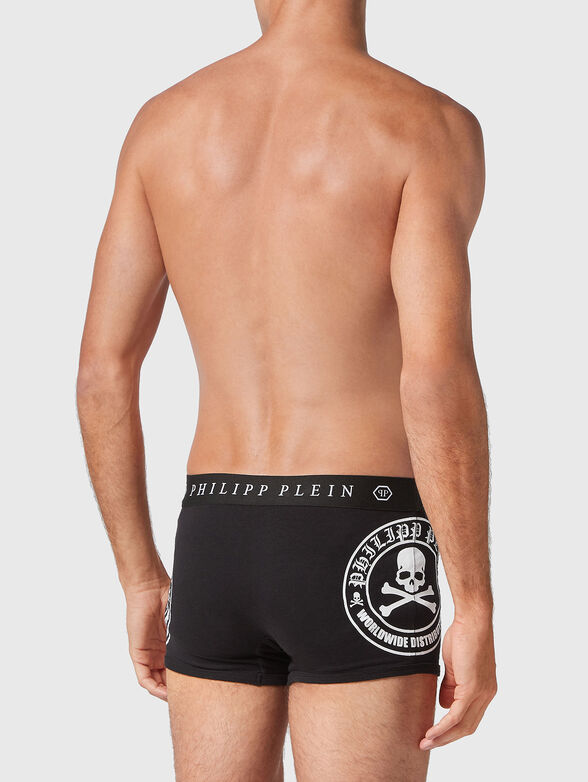 SKULL & BONES black trunks with print - 2