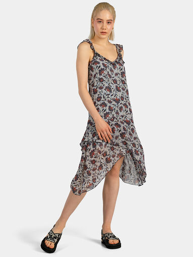 CARLOTA Dress with floral print - 5