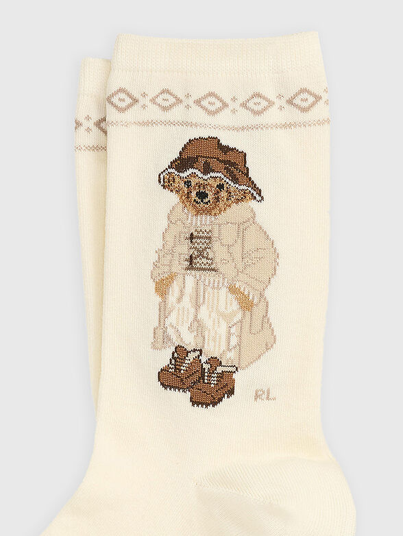 Socks with Polo Bear embroidery - 2