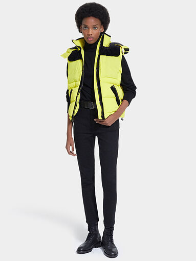 Padded hooded vest - 5