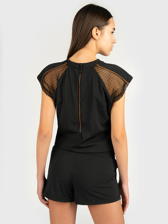 NEVENA Jumpsuit with mesh sleeves - 2